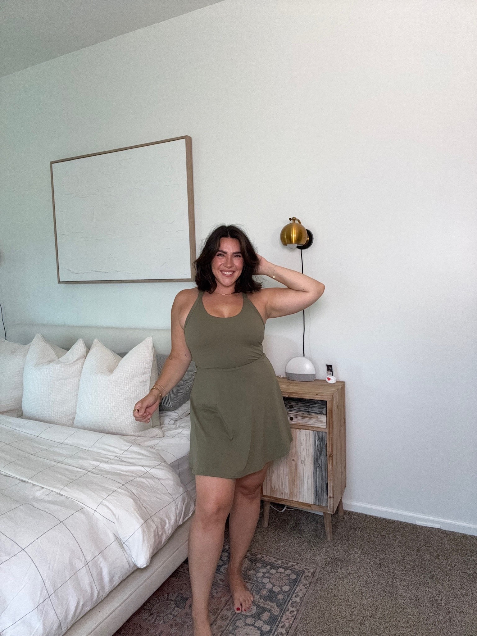 This one might be my fav, classic tennis style with shorts underneath! Top selling tennis dresses on Amazon! I’m wearing size L! Midsize summer outfits. 

Tennis dress, athletic outfit, Amazon fashion 