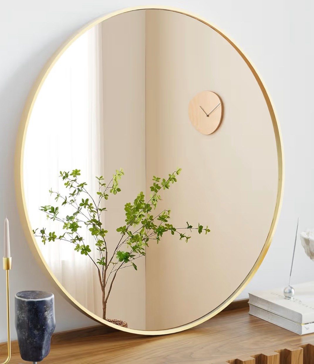 NEWBULIG Gold Round Wall Mirror 30 Inch, Bathroom Mirrors for Over Sink, Wall Decor for Bathroom, Entryway, Bedroom, Vanity


#LTKBaby #LTKSaleAlert #LTKHome