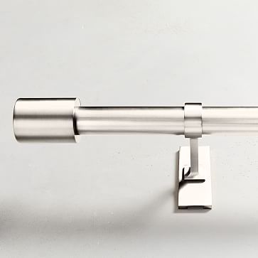 Oversized Adjustable Metal Rod - Polished Nickel | West Elm (US)