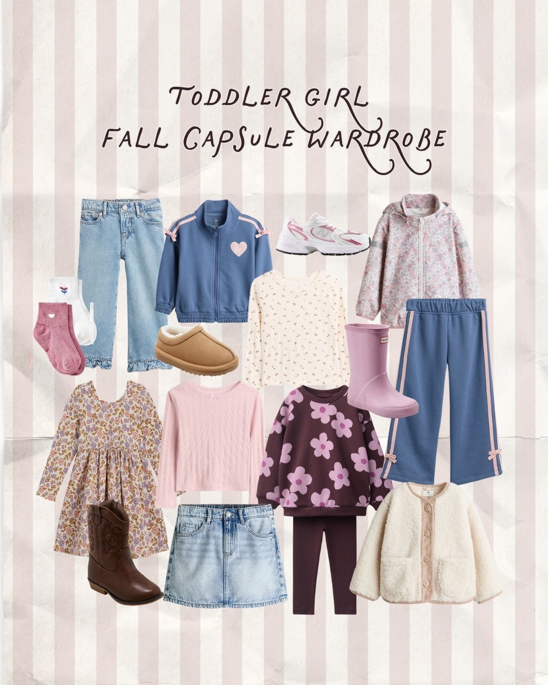 Fall capsule wardrobe for toddler/little girls!