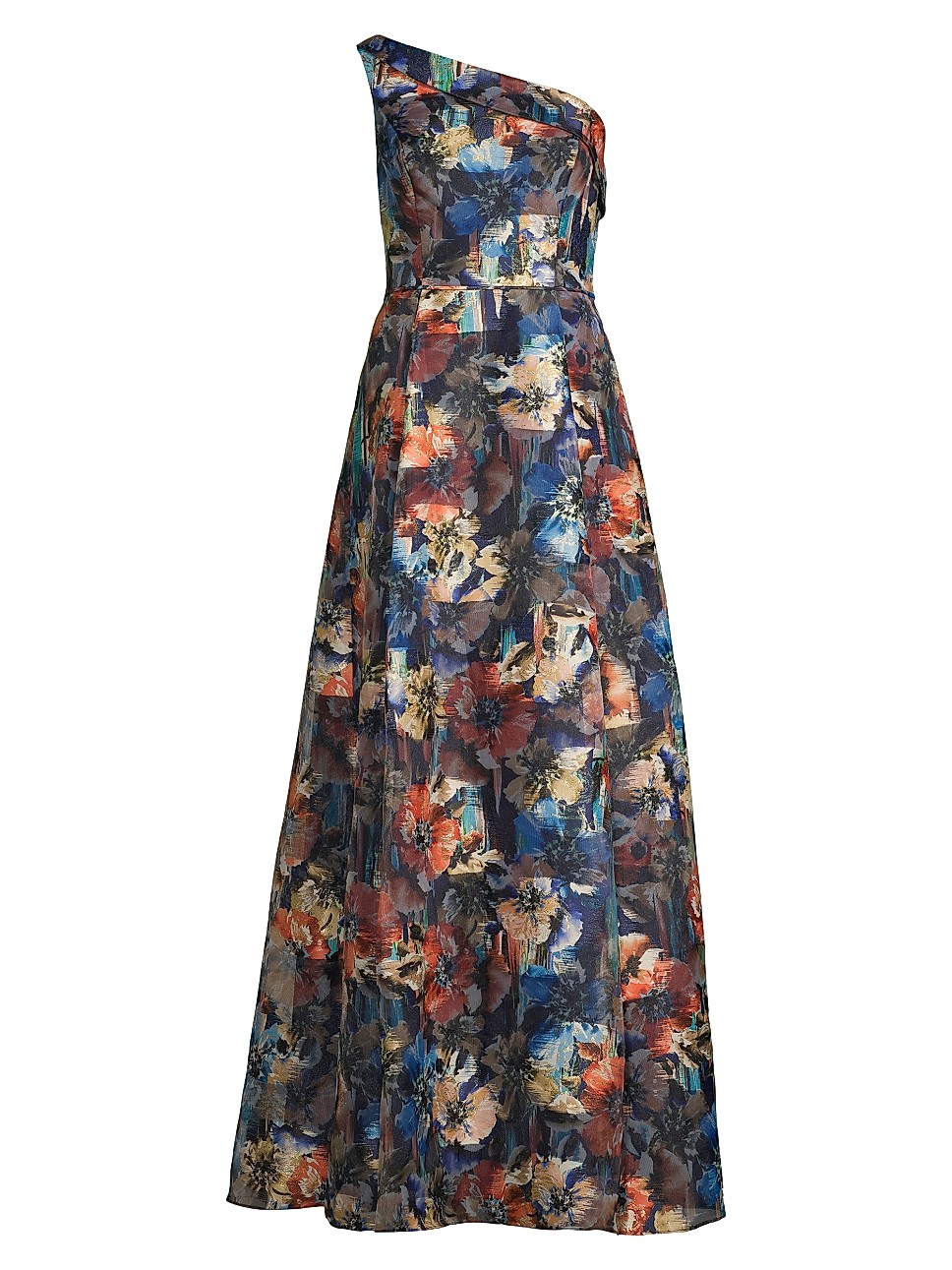One-Shoulder Floral Ball Gown | Saks Fifth Avenue