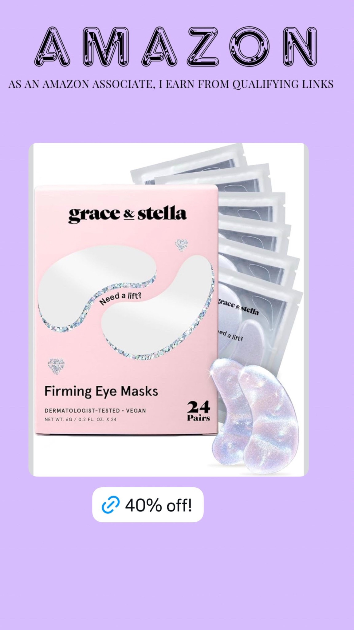 Grace & Stella products on sale on Amazon. These eye masks are 40% off!

#amazonaffiliate

#LTKselfcare #LTKSaleAlert