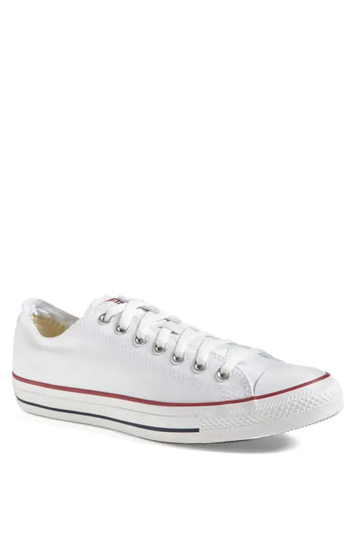 Converse Chuck Taylor® All Star® Low Top Sneaker in White at Nordstrom, Size 7 | Nordstrom