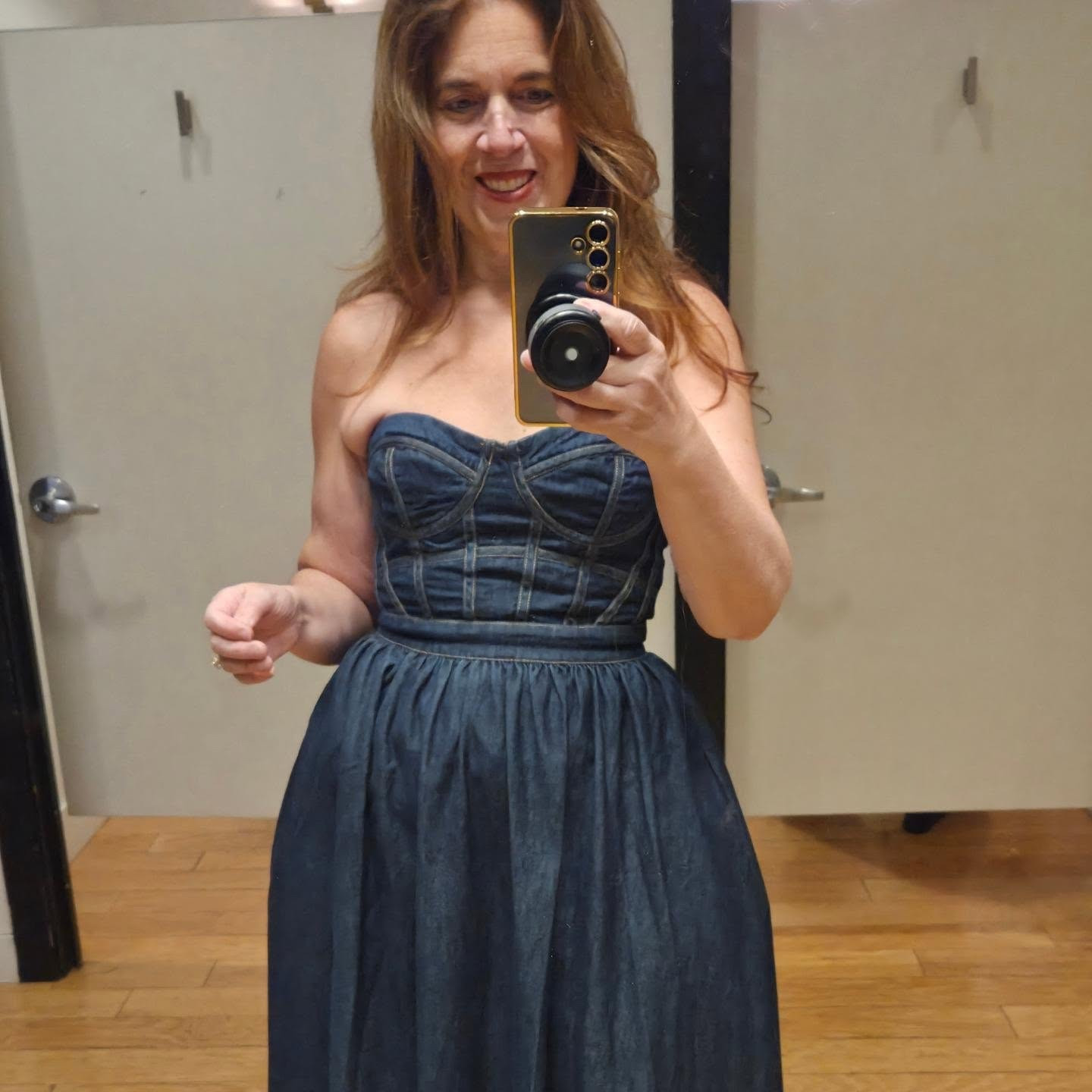 How many denim outfits do you own, ladies?

Here's another 1 piece dressing outfit perfect for all year round. I absolutely LOVE the weight of this fabric. The detail in the stitching creates such a wonderdul design. And, let's not forget about the construction and silhouette of this denim dress👏 

Spring Sales are here! Comment SPRING for the details 🛍

#denimdress  #springsale #springstyles 
#standaretopost  Day 24/30 @stanforcreators

#LTKSpringSale #LTKMidsize #LTKFestival