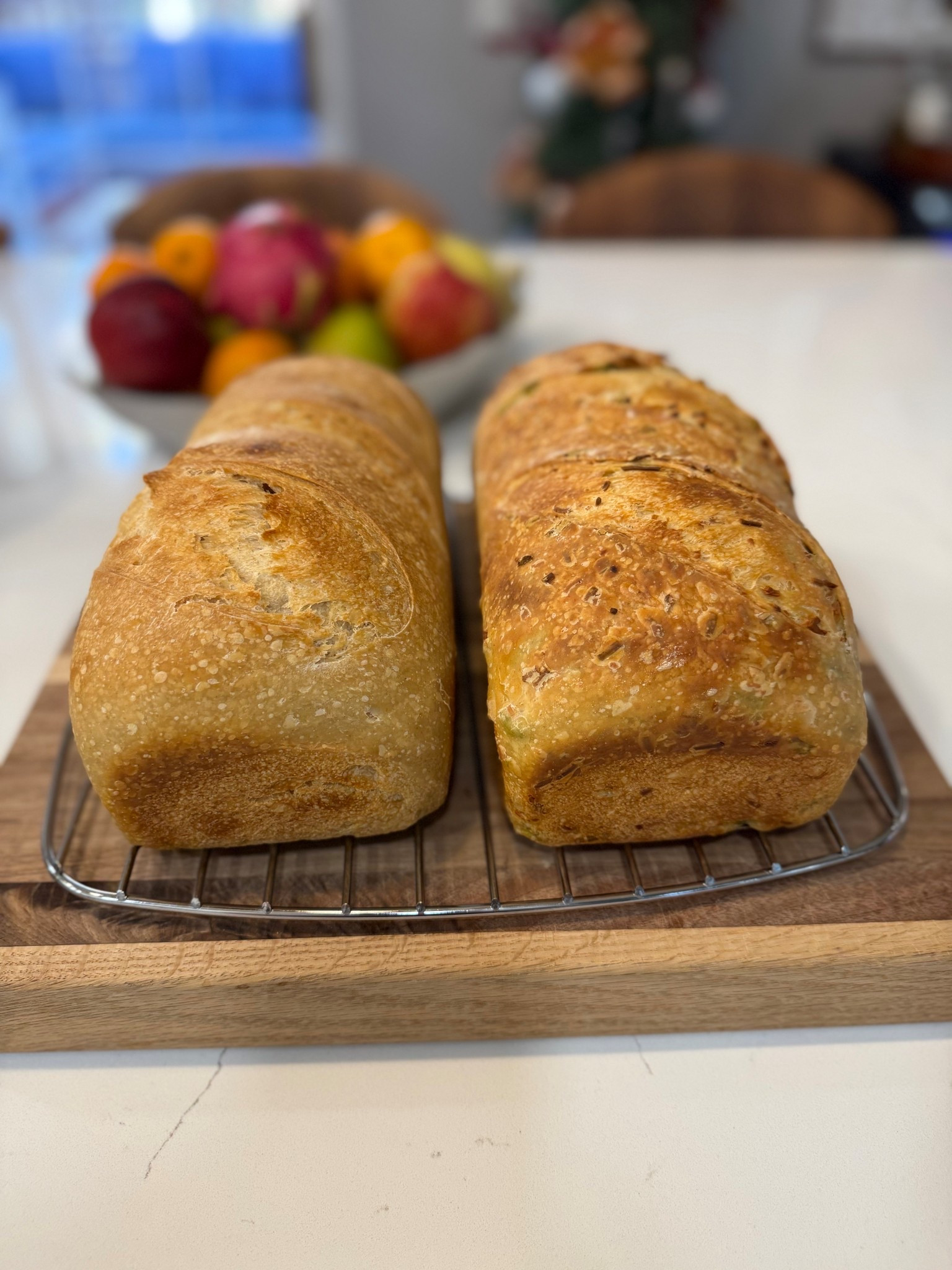 Today’s Bake!

Plain honey loaf 
Jalapeño cheddar honey loaff

#LTKfoodie #LTKdayinmylife #LTKHome