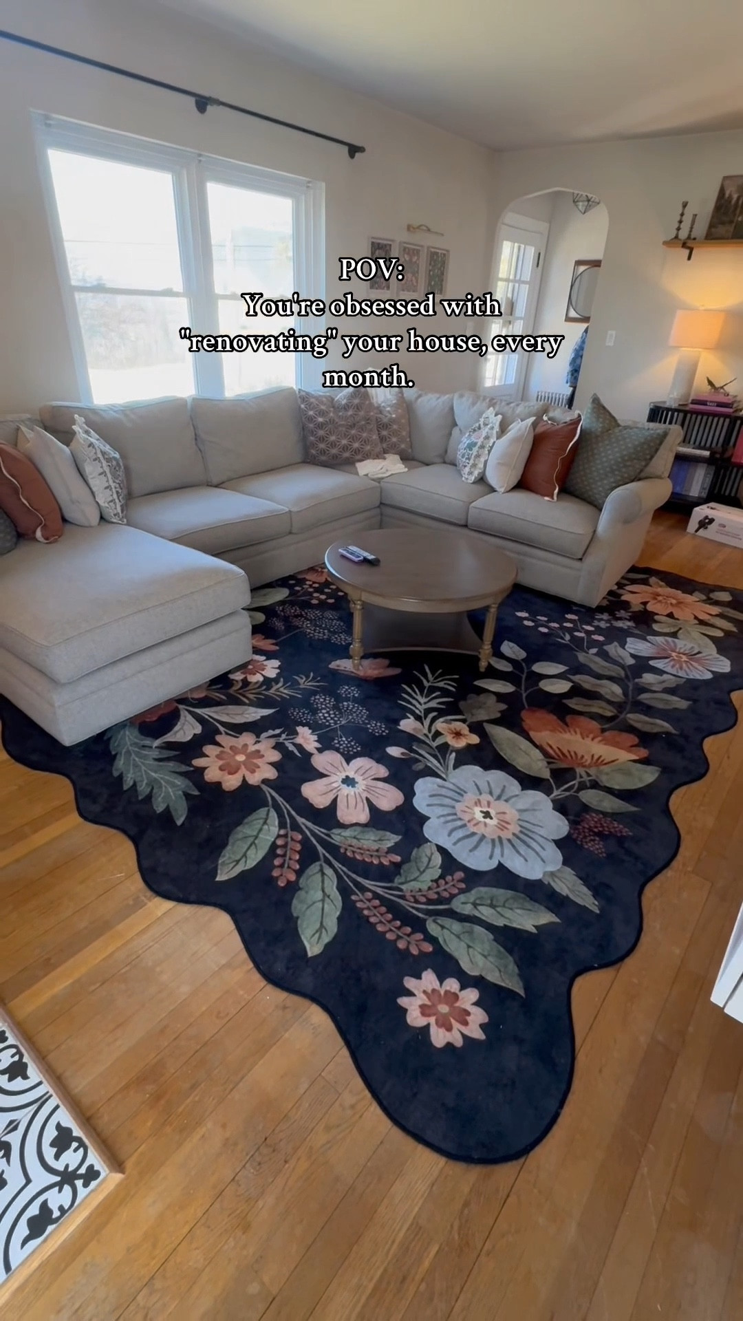 The most affordable effective and quickest home "reno" you could do and I'm obsessed! The scalloped edging on my new living room rug is everything I never knew I needed 🙌🏻🔥 

#LTKSpringSale #LTKSaleAlert #LTKHome