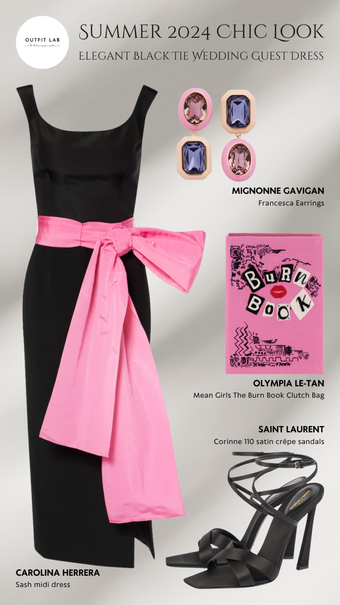 Elegant Black Tie Wedding Guest Dress: Summer 2024 Chic Look – Shop Now!

Step into elegance with this black tie wedding guest dress for summer. Featuring a stunning Carolina Herrera dress that exudes sophistication, paired with chic Saint Laurent sandals for a polished look. Complete the ensemble with a whimsical Olympia Le-Tan clutch and dazzling Mignonne Gavigan earrings. Perfect for making a statement at any summer wedding, this outfit combines elegance with effortless style. Shop now to elevate your wedding guest wardrobe!

#LTKParties #LTKWedding #LTKStyleTip