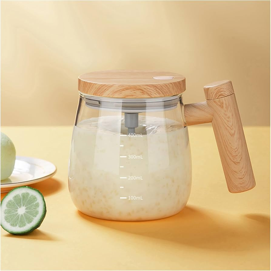Self Stirring Mug, Electric Mixing Cup Self Stirring Coffee Mug High Borosilicate Glass Mixing Co... | Amazon (US)