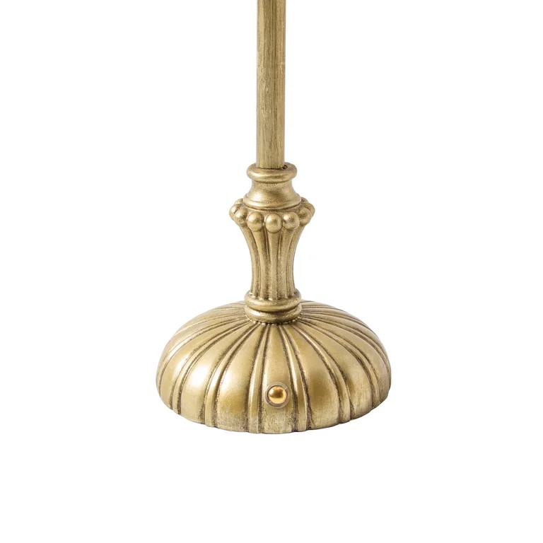 My Texas House 13" Brass Metal Rechargeable Cordless Table Lamp | Walmart (US)