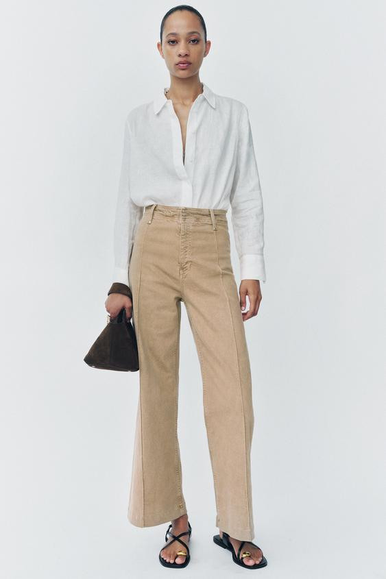 FLAT STRAP SANDALS WITH METAL ADORNMENT | Zara UK