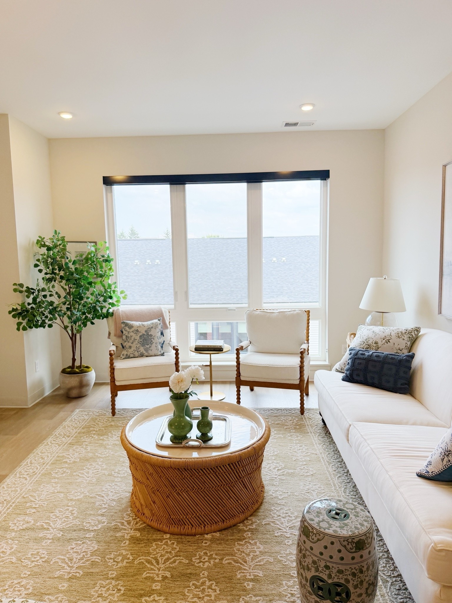 Apartment update! Coffee table still available from Serena & Lily, chairs still available and great for an accent!