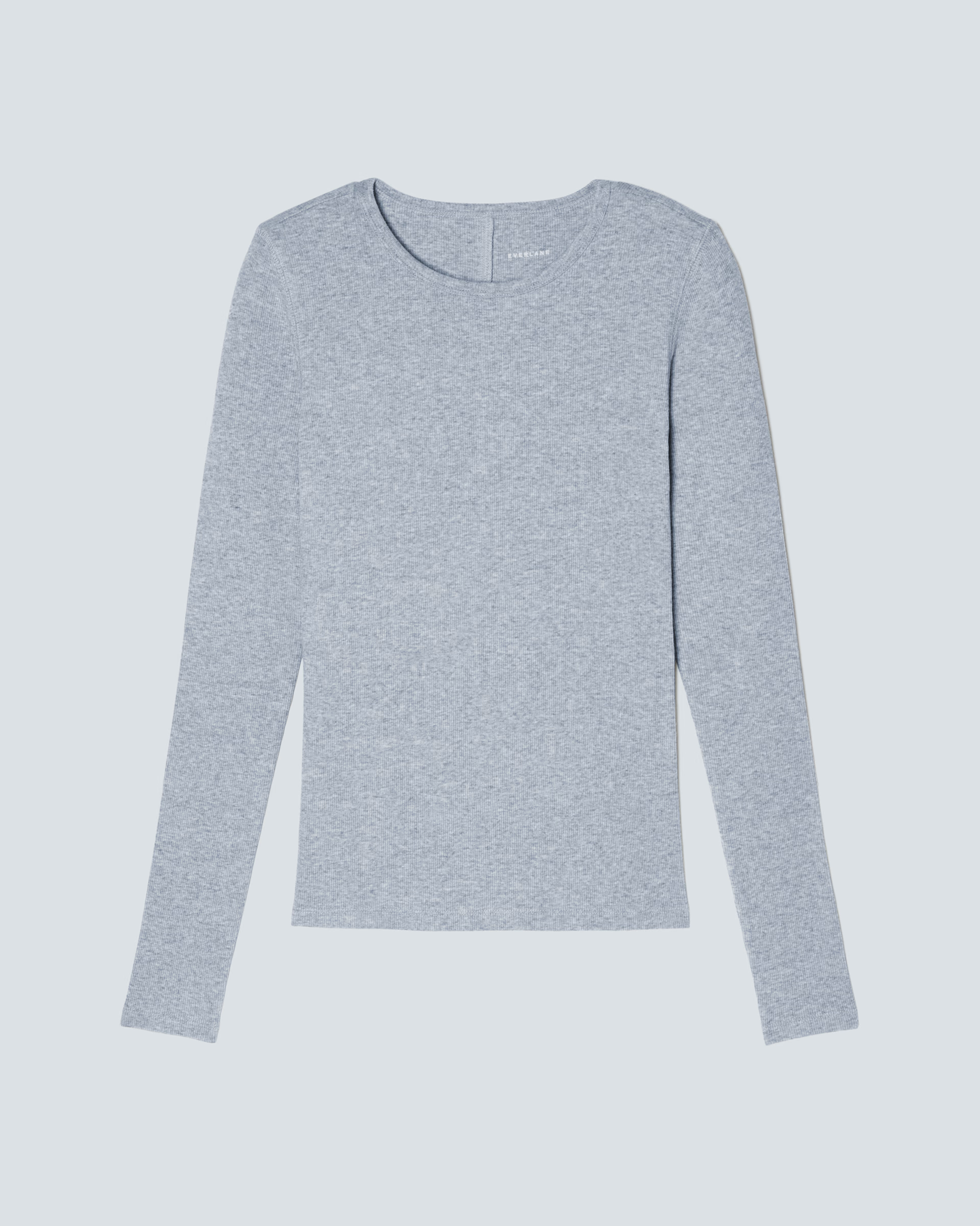 The Luxe Micro-Rib Long-Sleeve Crew | Everlane