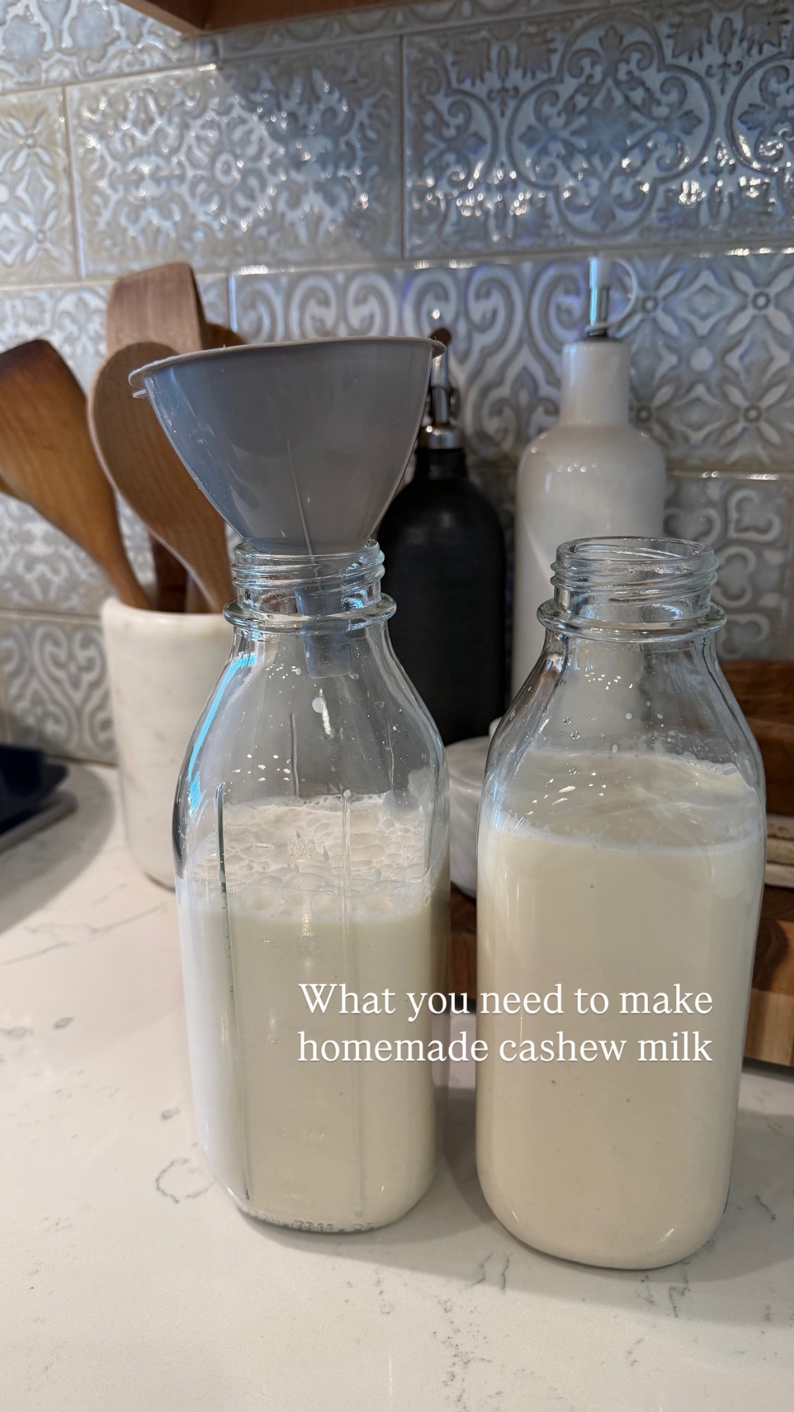 Homemade cashew milk / home / Amazon finds 