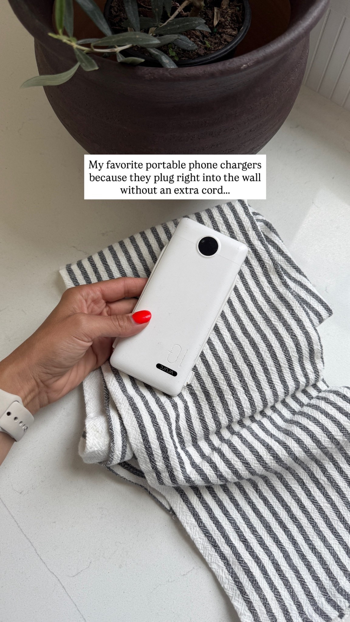 Favorite portable phone charger I discovered in 2025! 

#LTKHome #LTKSaleAlert