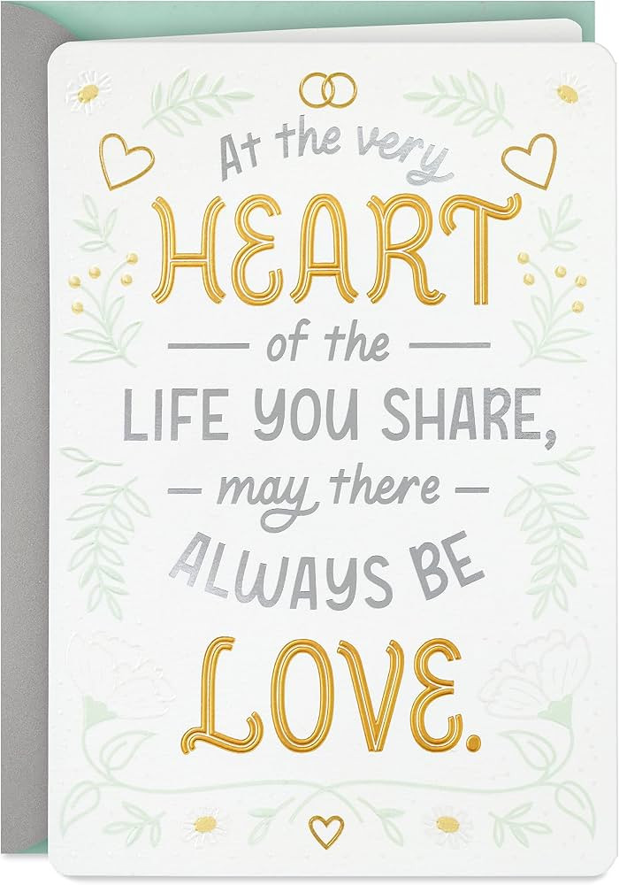 Hallmark Wedding Card for Couple (May There Always Be Love) | Amazon (US)