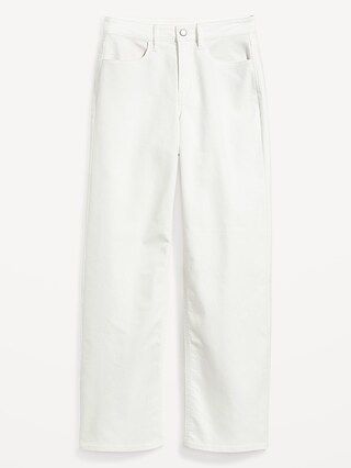 High-Waisted Wow White-Wash Wide-Leg Jeans for Women | Old Navy (US)