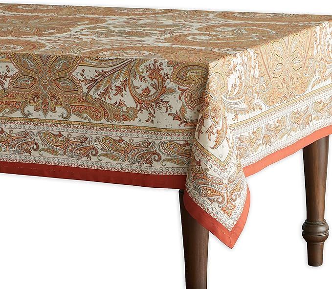Maison d' Hermine Table Cover 100% Cotton 70"x120" Decorative Tablecloth Washable Rectangle Table... | Amazon (US)
