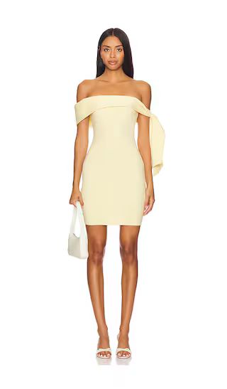 Jaymes Mini Dress in Panna Cotta | Revolve Clothing (Global)