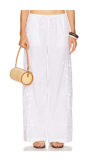 Ermmano Pant in White | Revolve Clothing (Global)