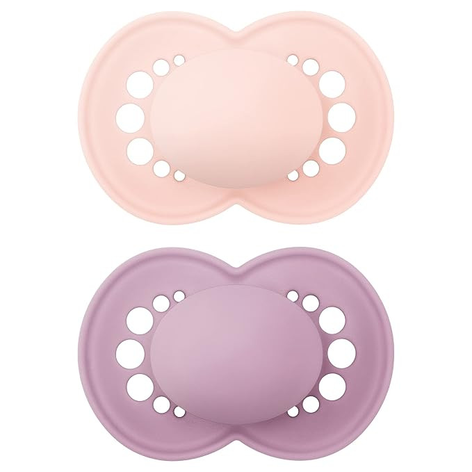 MAM Original Matte Pacifier (2 Pack, 1 Sterilizing Pacifier Case), Pacifiers 6 Plus Months, Baby ... | Amazon (US)