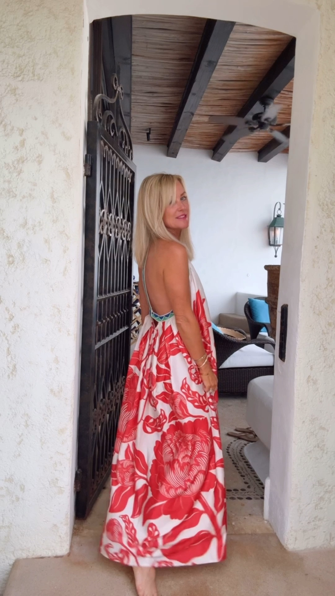 Adore this resort dress! 

Def size down, I’m in XXS 

#LTKOver40 #LTKootd #LTKTravel