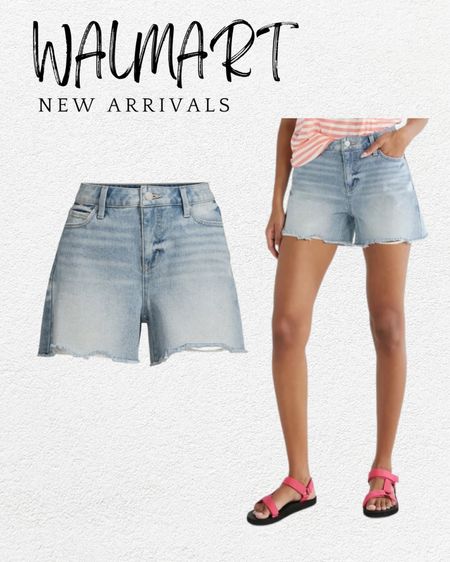 New arrivals at Walmart. Denim shorts. Light wash jean shorts. Summer outfits  

#LTKbeauty #LTKstyletip #LTKfindsunder50