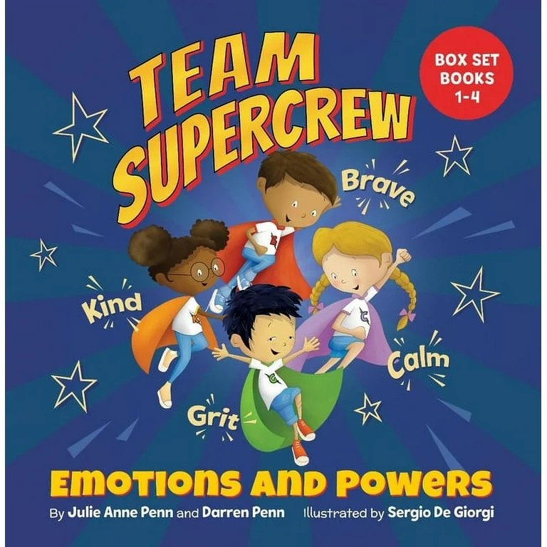 Team Supercrew - Emotions and Powers: 4 Book Box Set (Books 1-4), (Paperback) | Walmart (US)