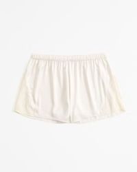 Women's Lace and Satin Sleep Short | Women's The A&F Wedding Shop | Abercrombie.com | Abercrombie & Fitch (US)