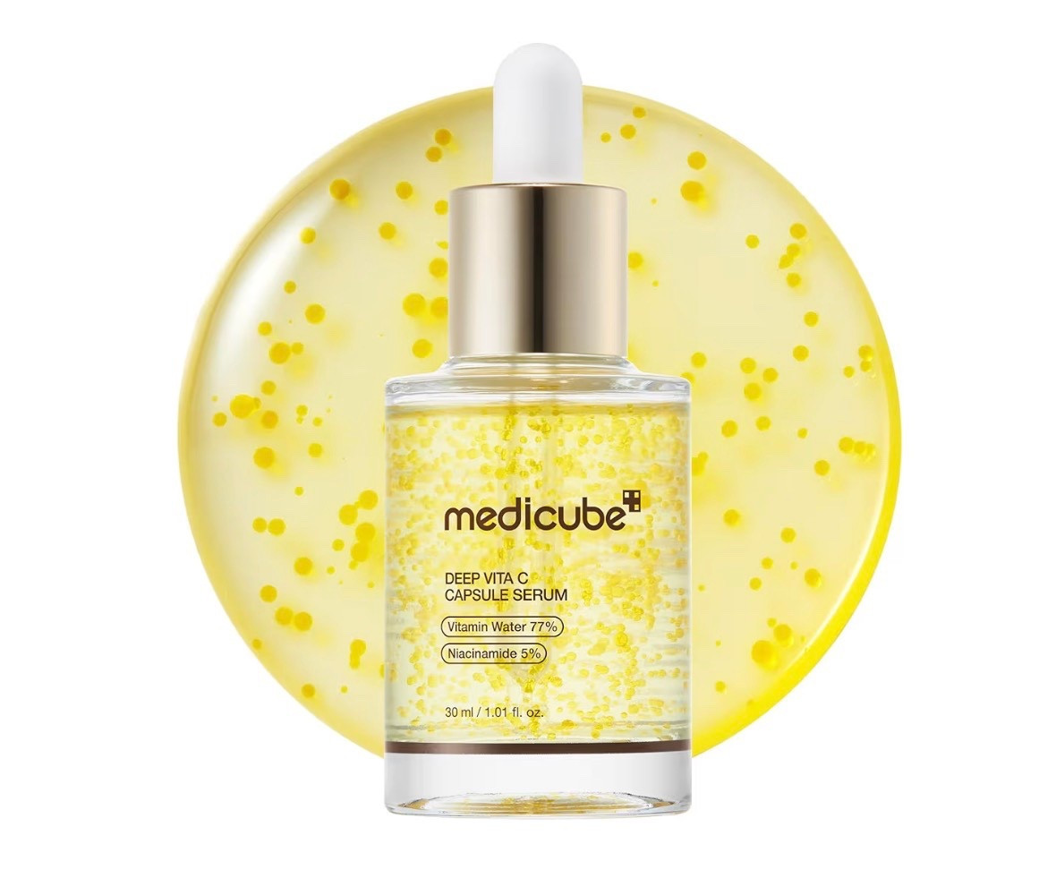 medicube Deep Vitamin C Capsule Serum | Hydrating Vitamin C Serum for Dull & Uneven-Looking Skin with Visible Concerns | Liposome Capsules for Smooth, Radiant Texture | Korean Skincare 1.01 fl.oz

#LTKBeauty