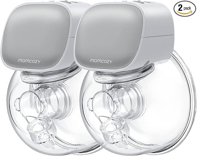 Momcozy Double Wearable Breast Pump, Hands-Free Breast Pump, Portable Electric Breast Pump with 2... | Amazon (US)