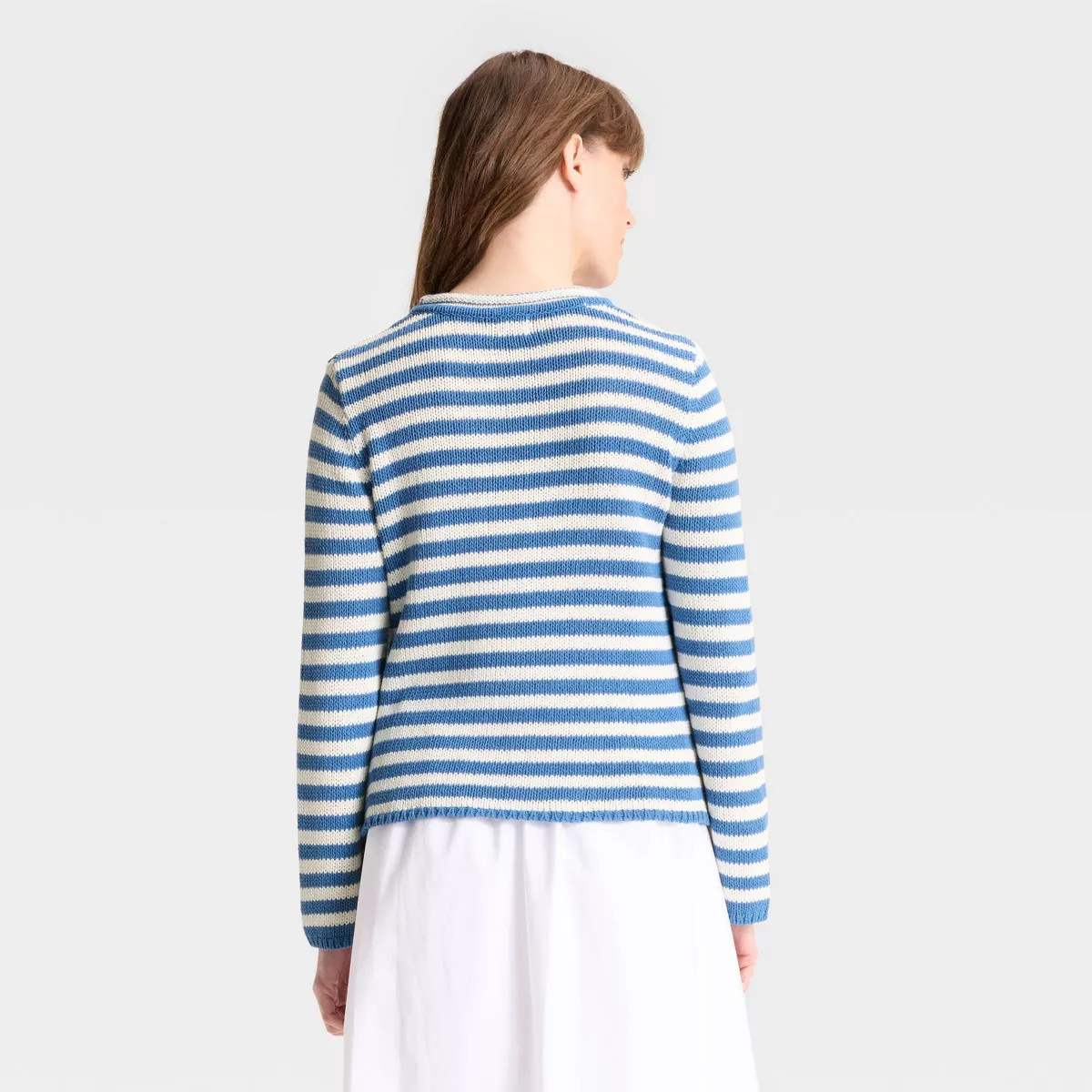 Women's Shrunken Crewneck Pullover Sweater - A New Day™ | Target