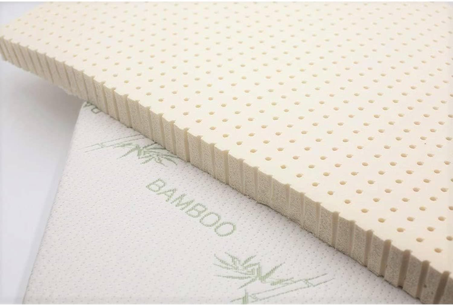 ORGANIC TEXTILES Organic Latex Mattress Topper with Bamboo Removable Cover, (GOL'S Certified Orga... | Amazon (US)