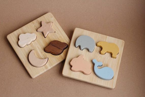 Wooden Puzzle | Etsy (US)