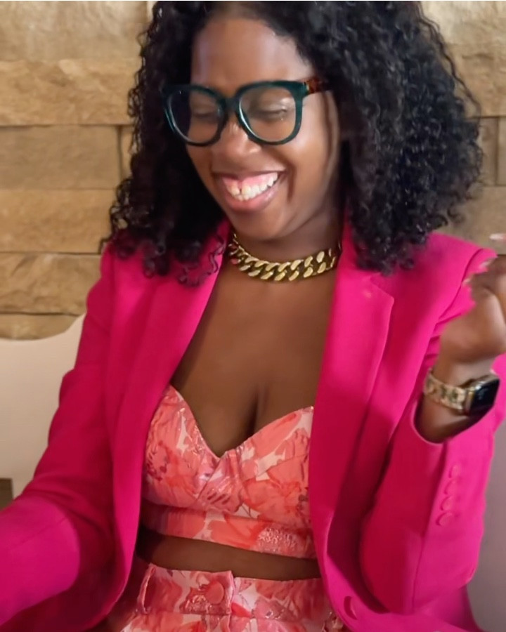 A birthday matching short set that’s full of pink goodness 

#LTKVideo #LTKOver40 #LTKMidsize