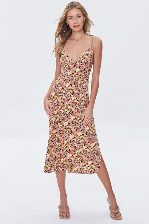 Floral Print Tie-Back Dress | Forever 21 (US)