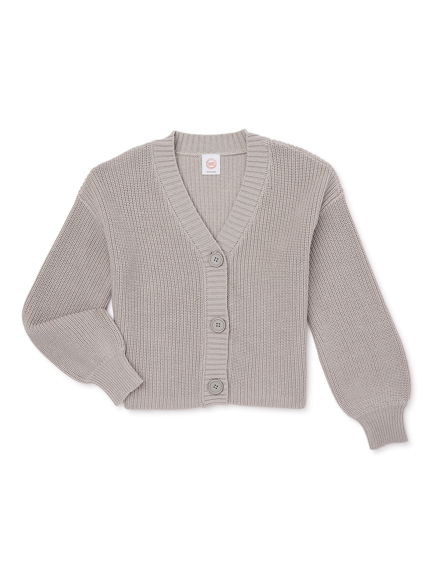 Wonder Nation Girls Cardigan Sweater, Sizes 4-18 | Walmart (US)