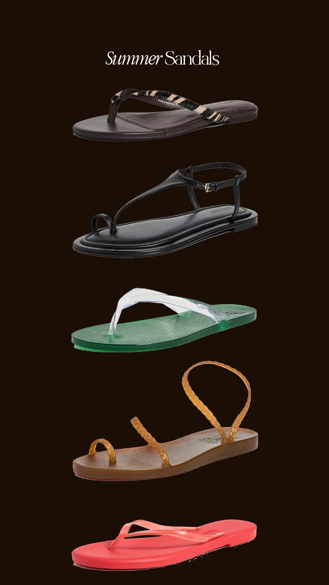 Summer sandals 🛒