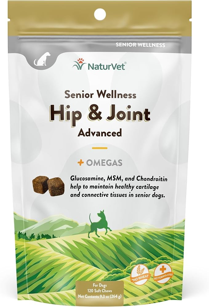 NaturVet – Senior Wellness Hip & Joint Advanced Plus Omegas | Help Support Your Pet’s Healthy... | Amazon (US)