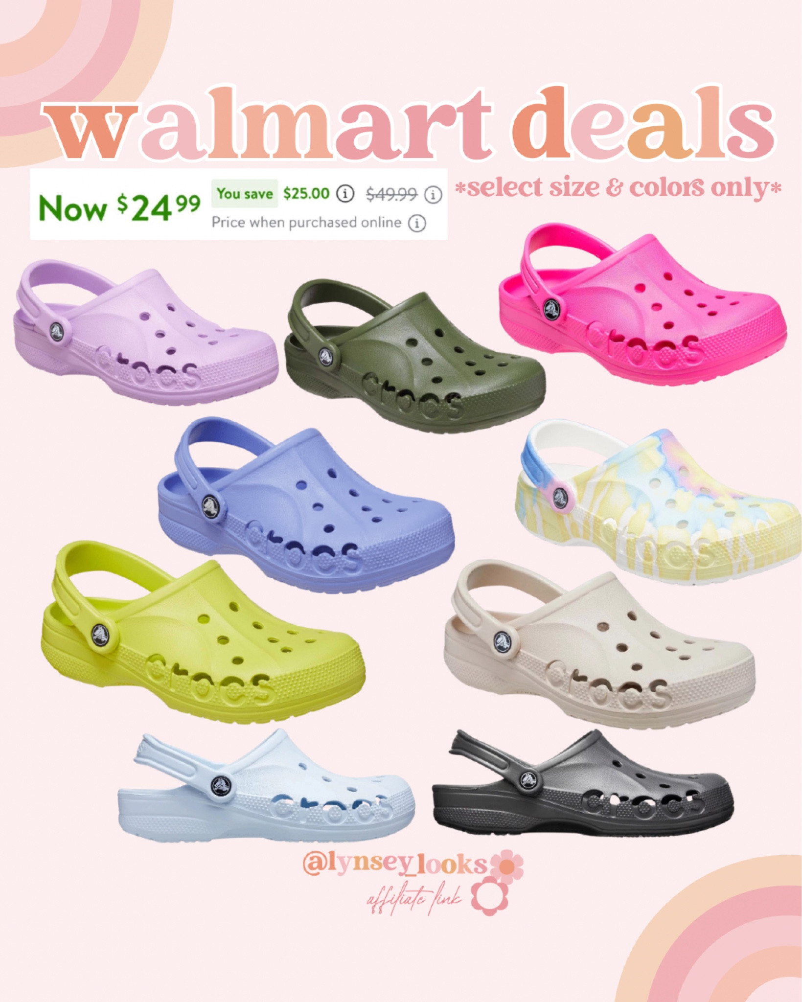 Walmart Deal Alert! 🚨 Adult Croc Sale - 50% Off ‼️ 

Walmart | Walmart Sale | Walmart Sales | Walmart Deals | Sale | Deals | Crocs | Adult Crocss

#LTKShoeCrush #LTKSaleAlert #LTKMens