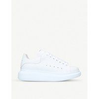 Alexander McQueen White Runway Leather Sneakers | Selfridges