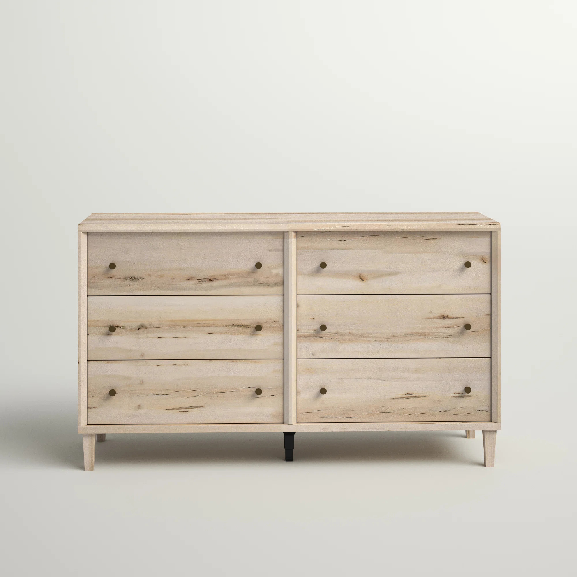 Harry Willow Place 6 Drawer 59.05" W Double Dresser | Wayfair Professional