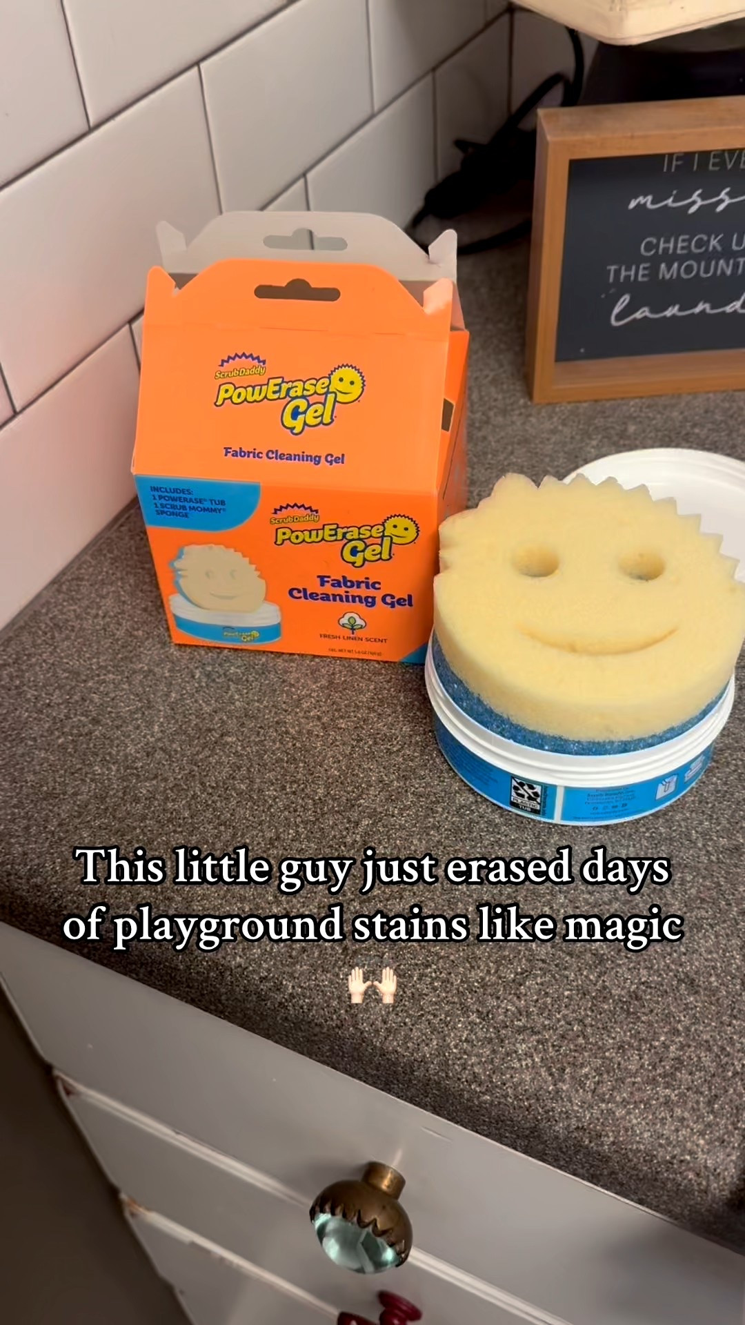 POV: You thought your kid’s pants were ruined… but Scrub Daddy Power Erase said ‘watch this.’
#scrubdaddy #stainremover #laundryhack #momtok

#LTKFamily #LTKHome