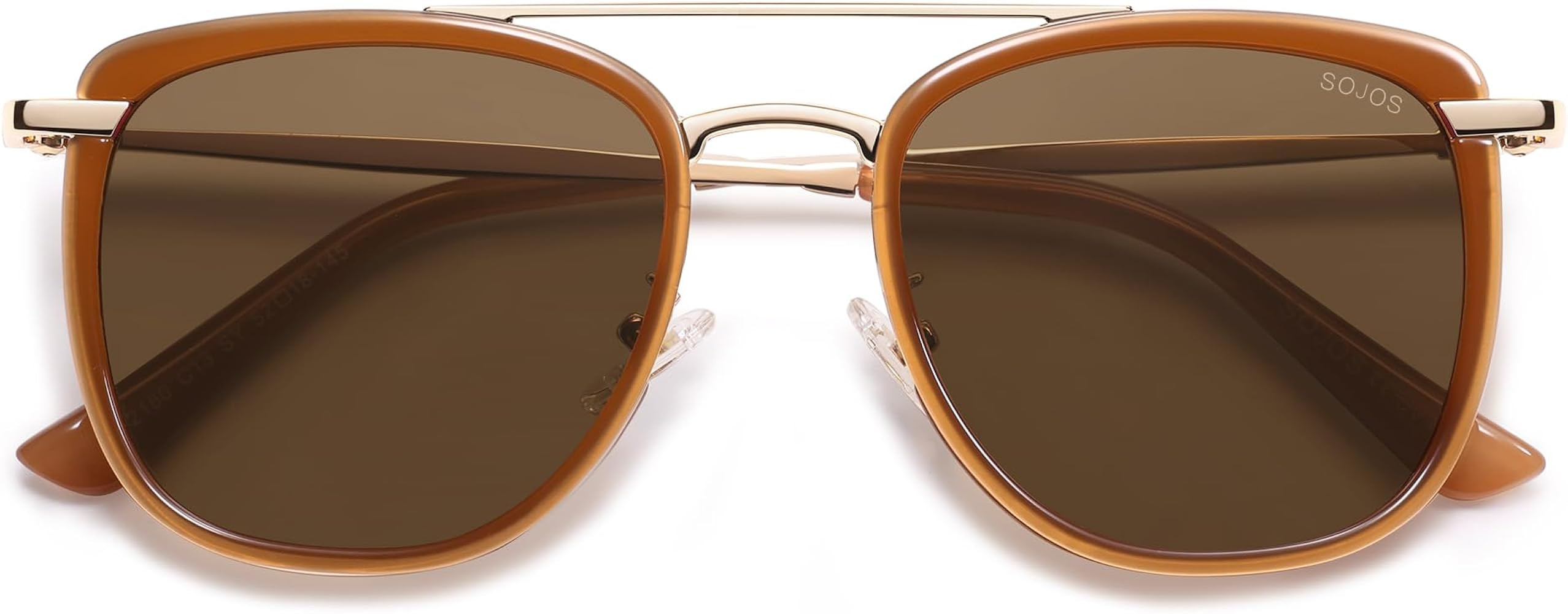 SOJOS Retro Aviator Square Polarized Sunglasses For Women Men,Vintage Women's Sun Glasses Shades ... | Amazon (US)