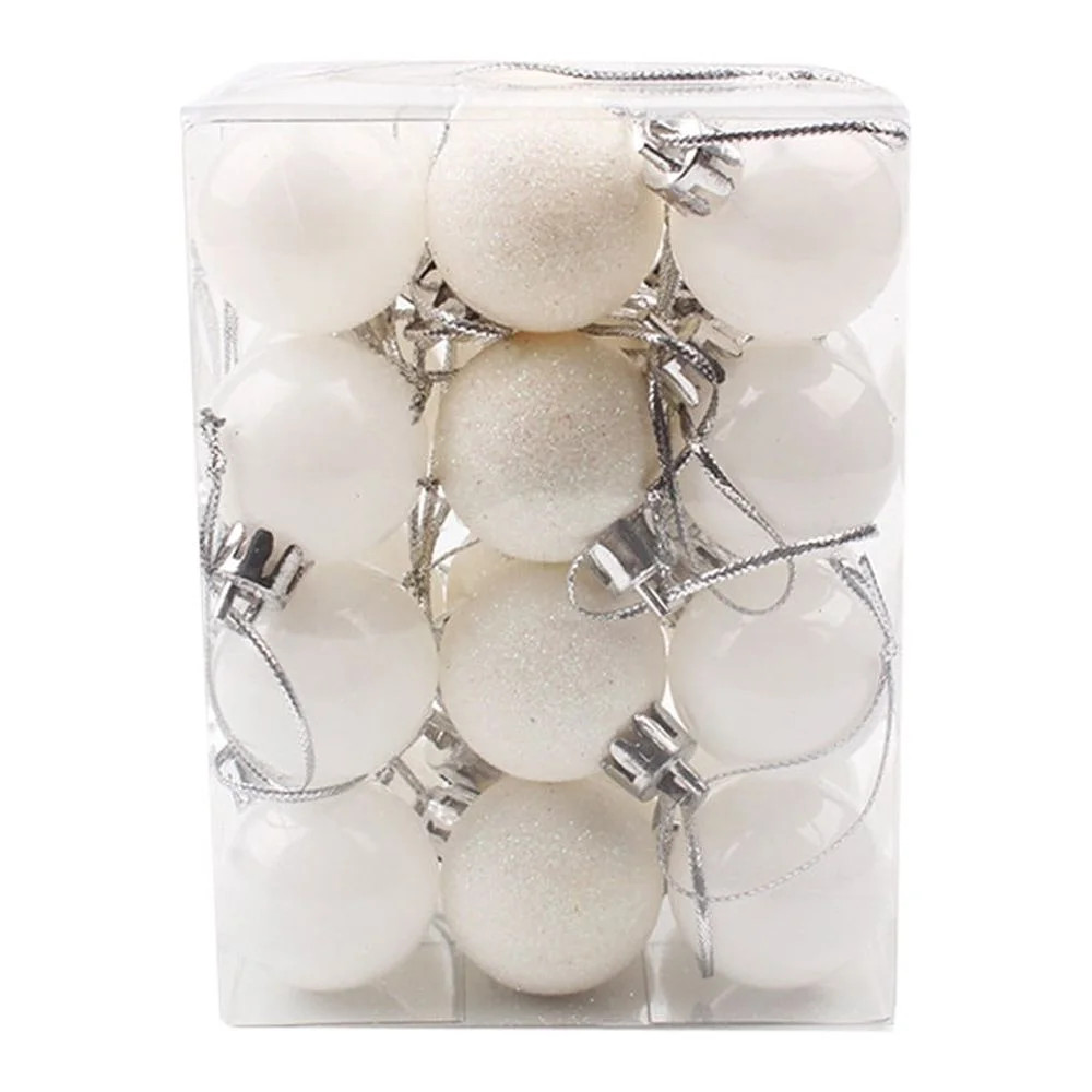 24Pcs Mini Christmas Balls Ornaments, Small Shatterproof Christmas Baubles for Xmas Christmas Tre... | Walmart (US)