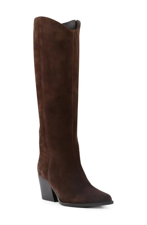 Seychelles Begging You Pointed Toe Boot in Dark Brown Suede at Nordstrom, Size 11 | Nordstrom