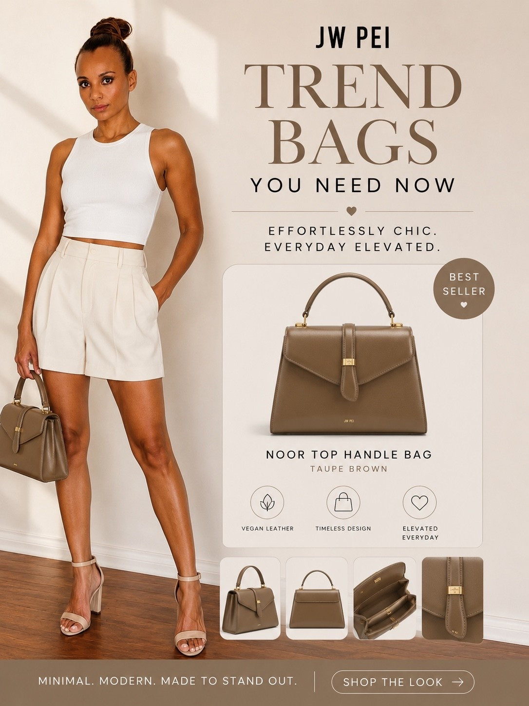 The bag everyone is about to be obsessed with 🤎✨
JW PEI’s Noor Top Handle Bag is the definition of quiet luxury — structured, chic, and perfect for elevating every outfit. The taupe brown color goes with literally everything.

#JWPEI #TrendBags #QuietLuxury #BagTrend #DesignerInspired #MinimalStyle #EffortlessChic #FashionFinds #LuxuryStyle #HandbagLover #NeutralStyle #LTKStyle #EverydayLuxury #ModernFashion #AmazonFashion

#LTKootd