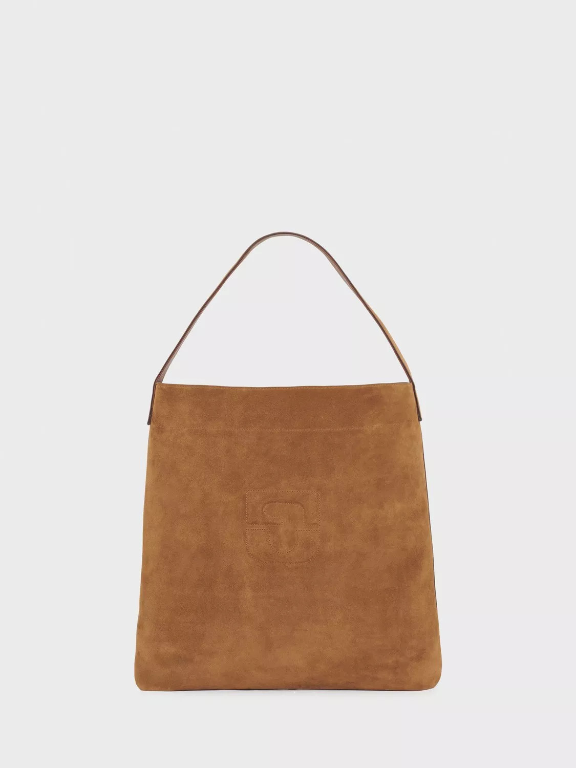 Gerard Darel Lady Suede Bag, Wheat | John Lewis (UK)