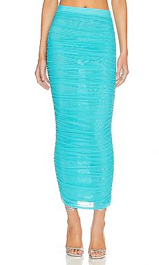 Lovers and Friends Marine Maxi Skirt in Bright Blue from Revolve.com | Revolve Clothing (Global)