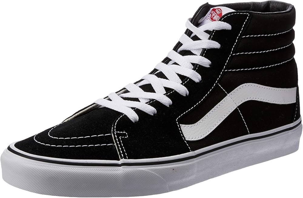 VANS Sk8-Hi Unisex Casual High-Top Skate Shoes, Comfortable and Durable in Signature Waffle Rubbe... | Amazon (US)