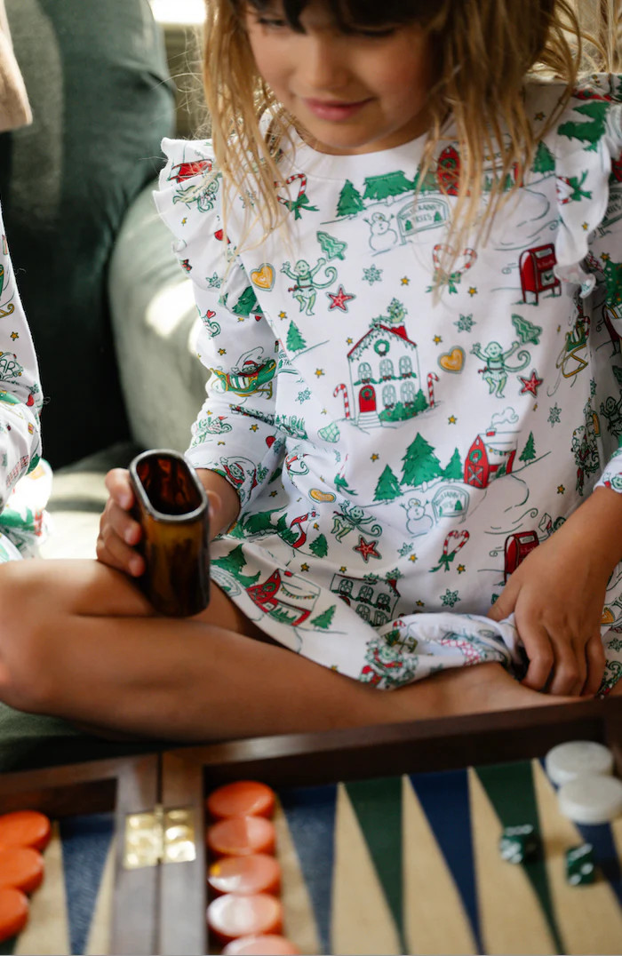 Kids Snow Village Isa Dress | Roller Rabbit